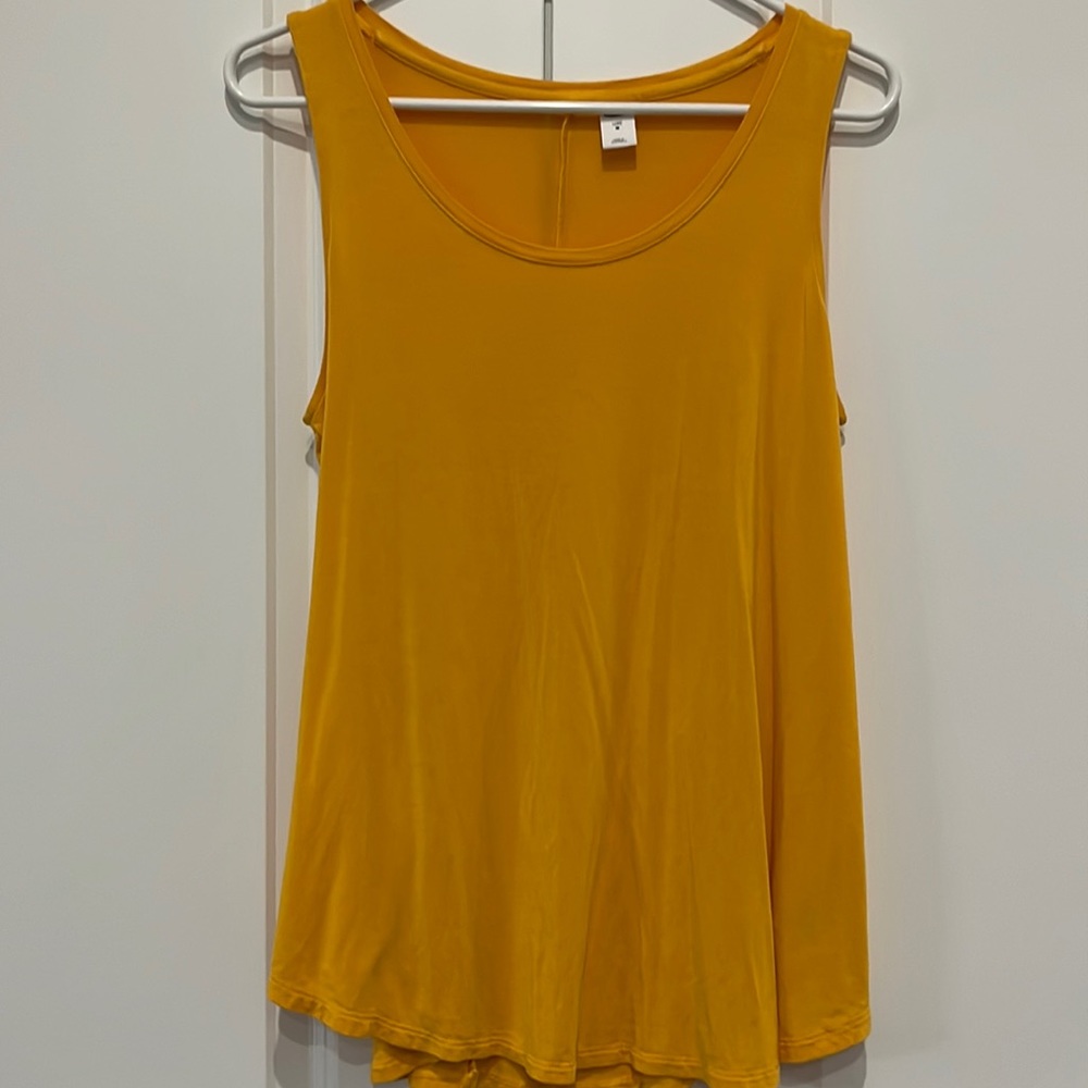 Yellow old navy luxe tank